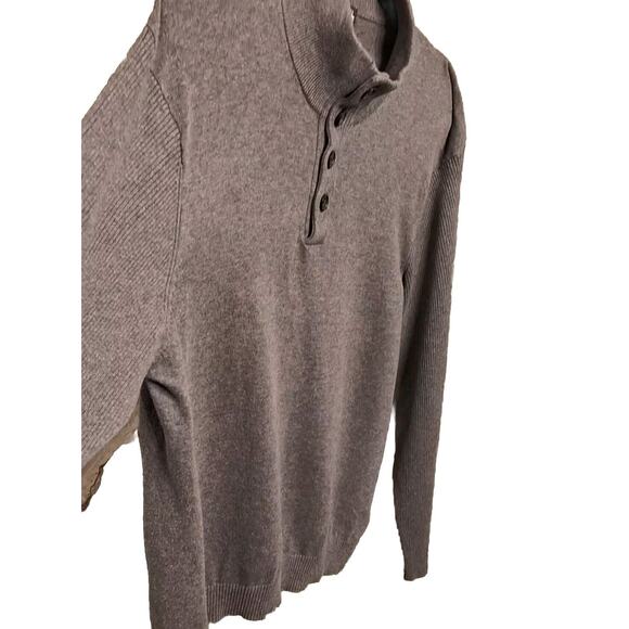 Michael Kors MENS XL Button Neck Sweater. NICE 100% Preshrunk Cotton - Picture 4 of 8